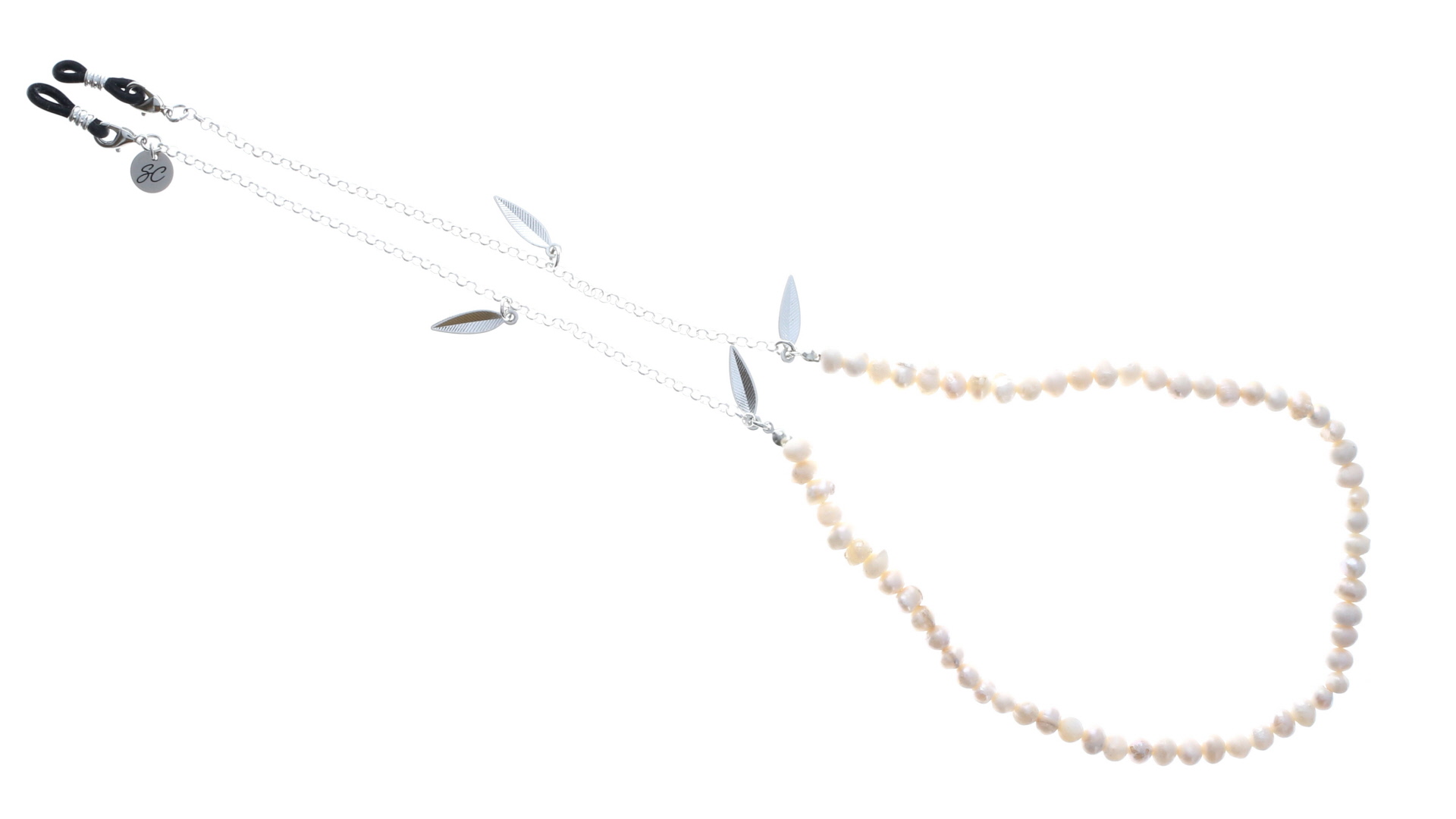 Picture of Brillenband Pearl White/Silver